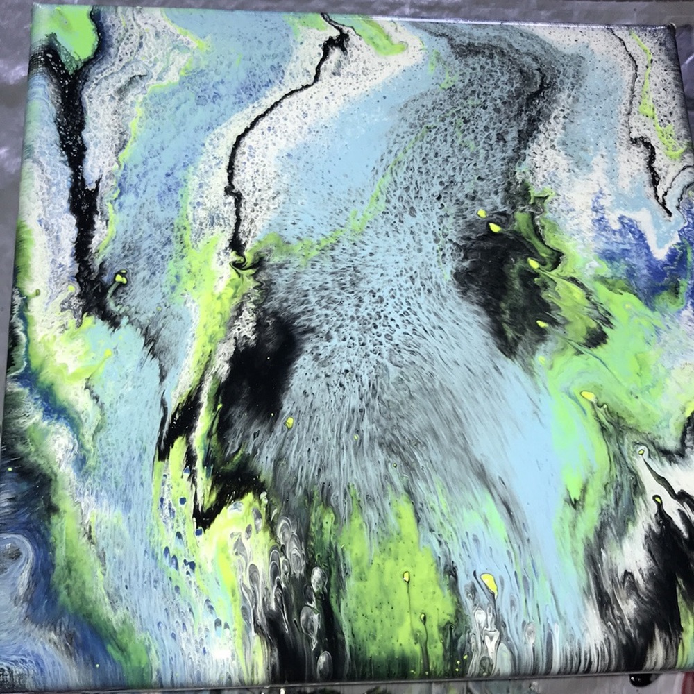 Abstract Dutch Pour Acrylic Painting